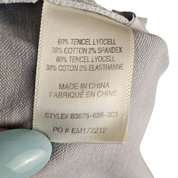 Bella Dahl Light Grey Jogger W/ Tie Waist Detail Sz L - Picture 7 of 9